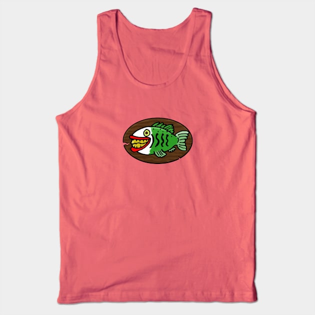 Laughing fish Tank Top by Undeadredneck